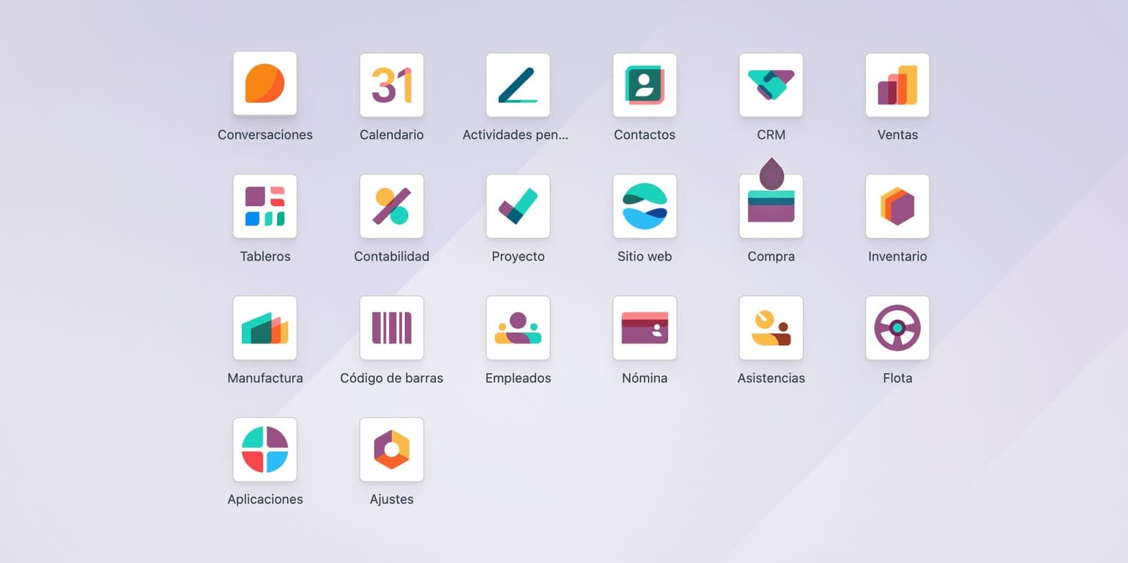 Sistema Odoo ERP de TotalFullPack