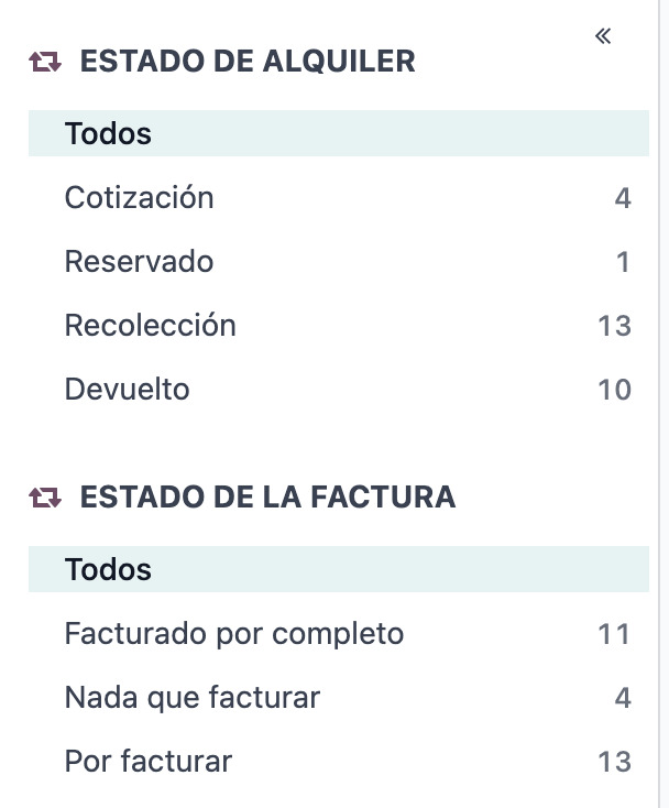 Control de arriendo y mantenimiento de equipos BYR